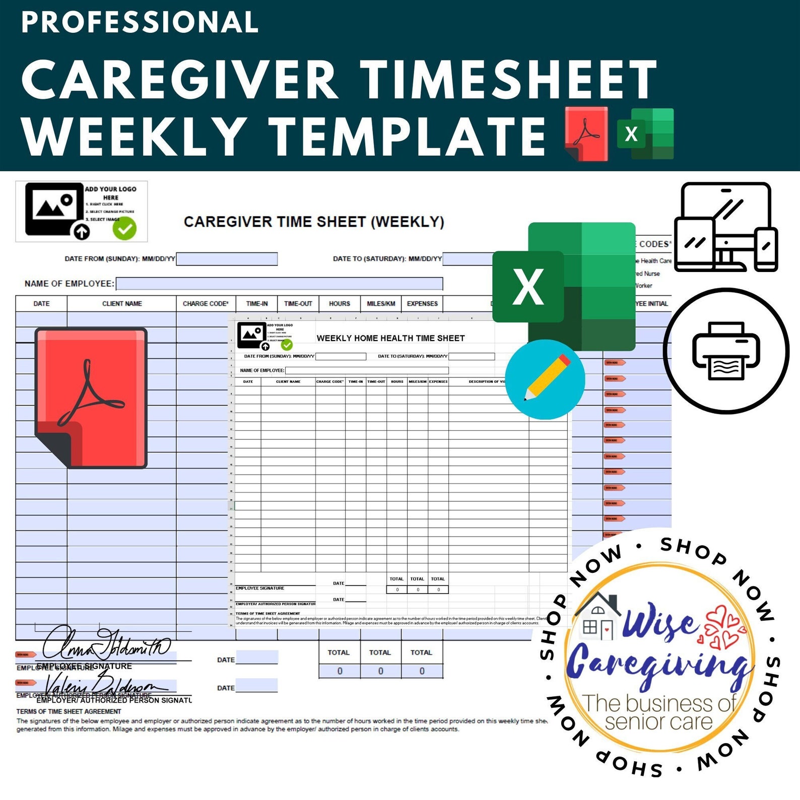 caregiver-time-sheet-weekly-tracker-home-health-care-forms-etsy