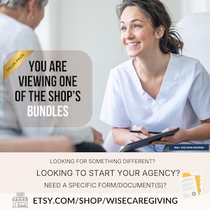 ULTIMATE Home Care Business Forms Bundle, Non-Medical Agency Templates, Editable, Printable image 2