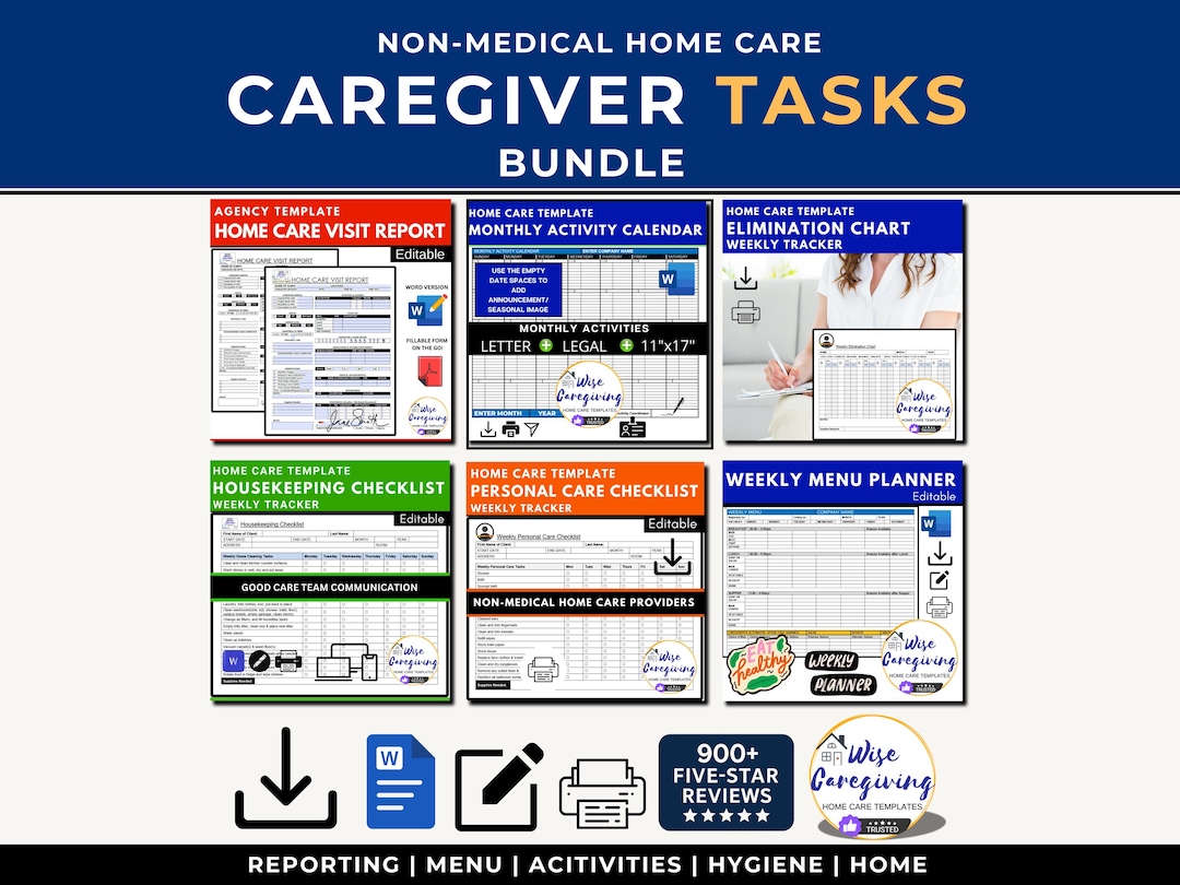 Care Bundle Checklist.pdf Non-medical Home Care Bundle: Menu Planning, Activities, Hygiene ...
