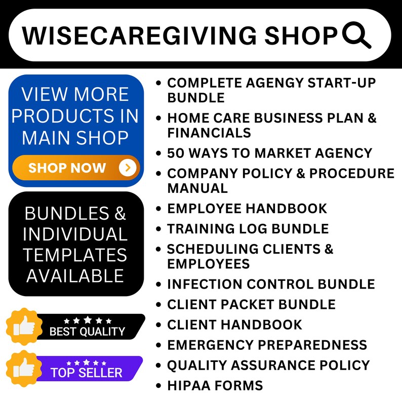 Home Care Supervisory Visit Form, Home Care Business Template