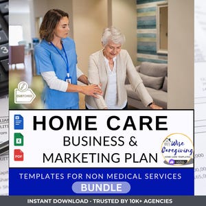 Home Care Agency Startup Financial Planning Bundle | Business Plan, Licensing Prep & Cash Flow Tools