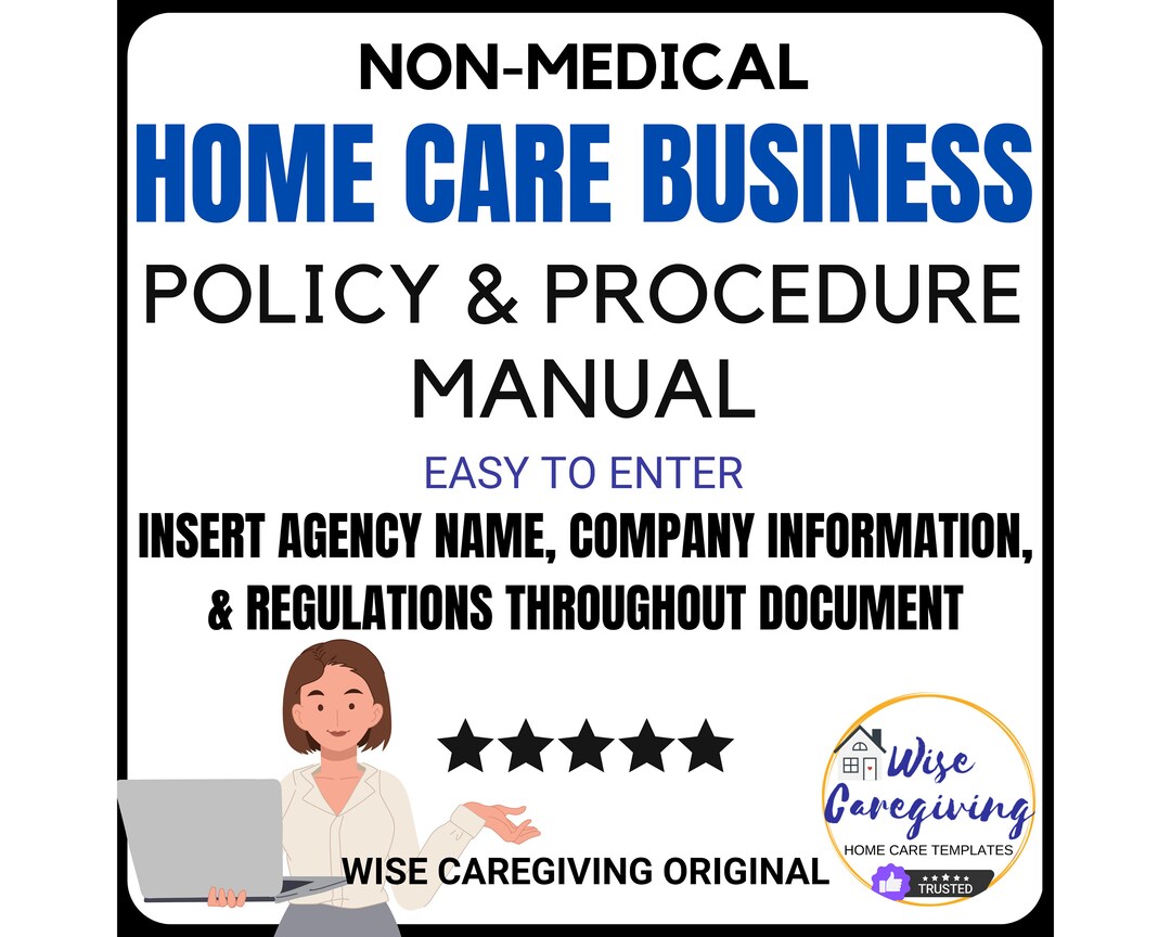 Personal Care Policy and Procedure Manual Template, State Sections
