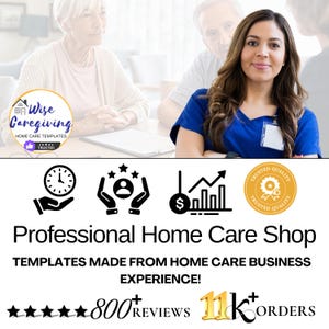 Home Care Client Intake Template Bundle, Non-medical Provider Forms ...