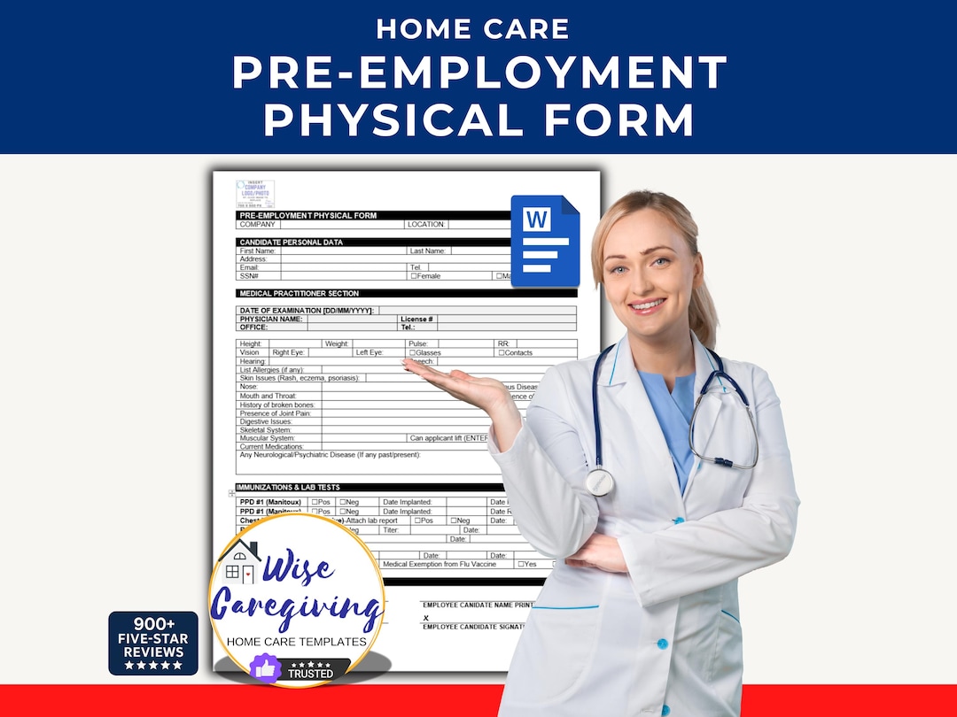 Exploring Pre Employment Physical Form 2026: Reader Commentary, Chapters, and Analysis