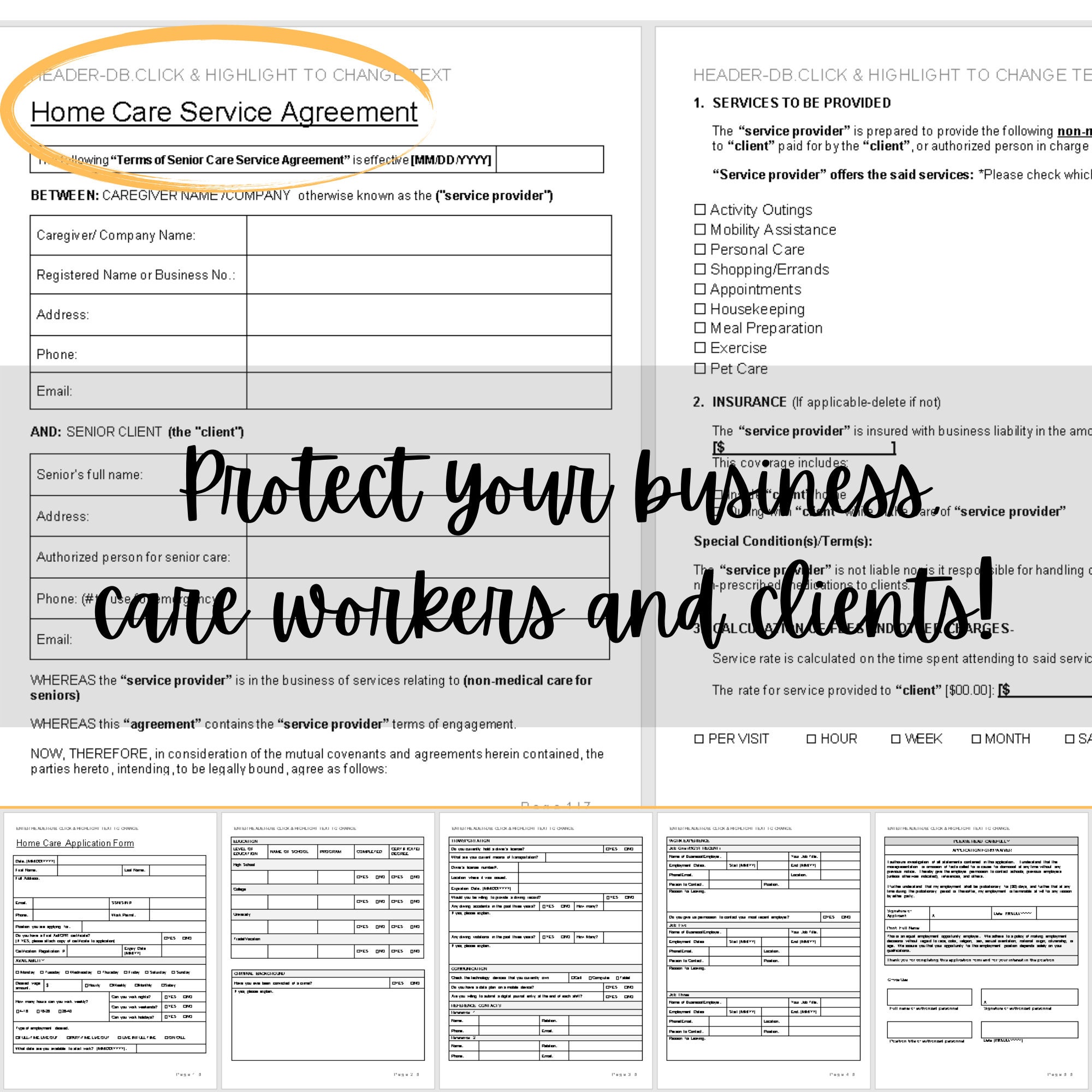 Home Care Agreement Template Terms of Service Home Health Etsy Australia Home Care Agreement Template Terms of Service Home Health Etsy Australia