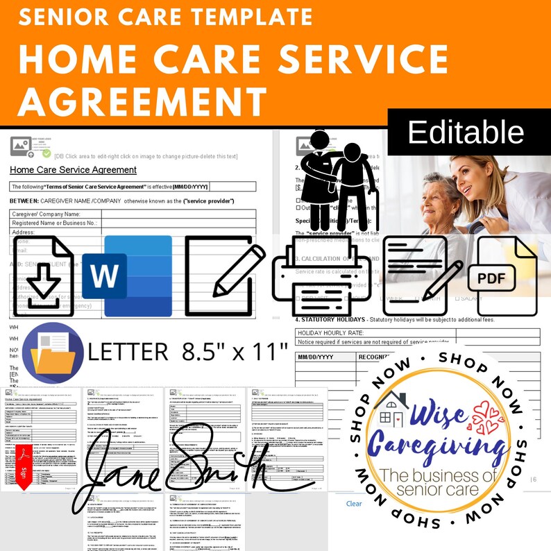 Image 11 for Home Care Service Agreement Template