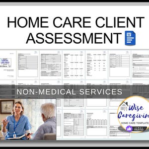 Editable Home Care Assessment Template: Non-Medical Client Information Form (MS Word, Printable)