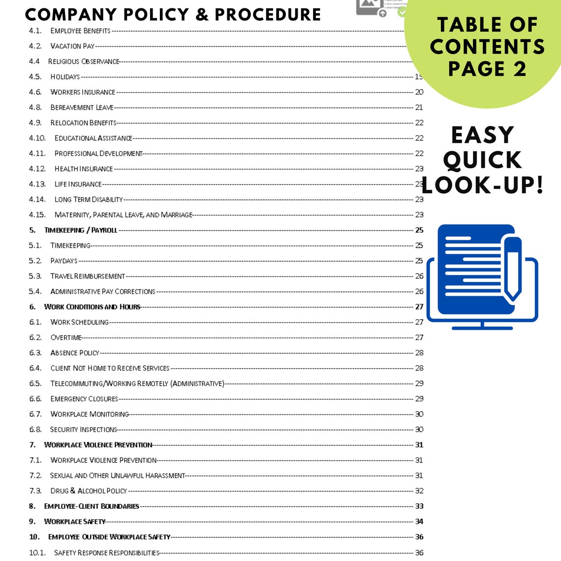 Home Care Policy and Procedure Company Manual Template Etsy Canada Home Care Policy and Procedure Company Manual Template Etsy Canada