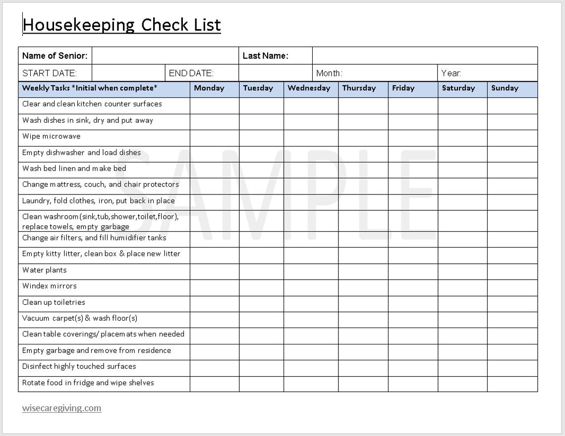 housekeeping-checklist-template-senior-care-etsy
