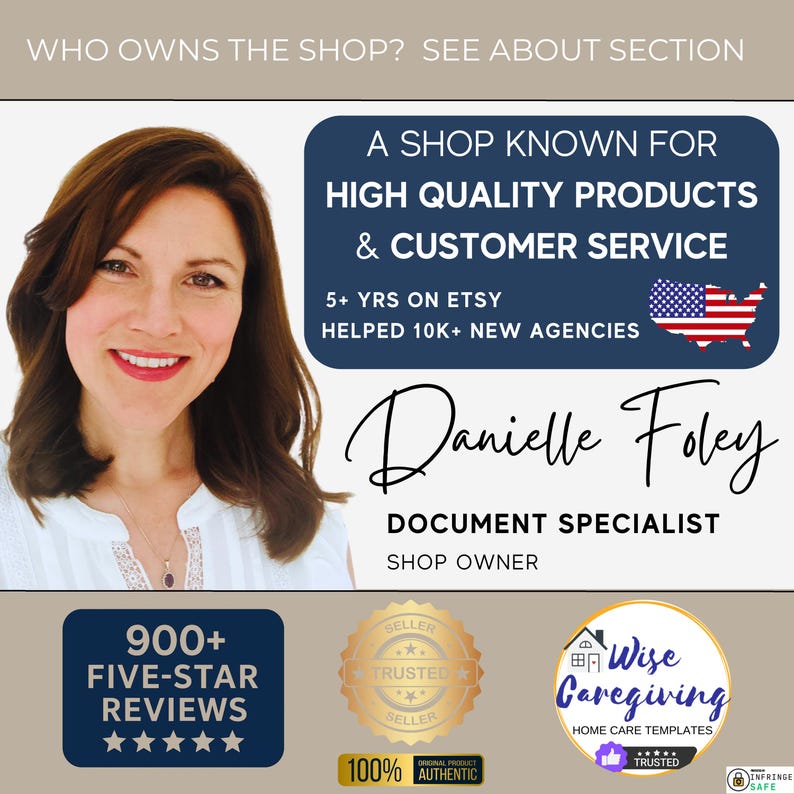 ULTIMATE Home Care Business Forms Bundle, Non-Medical Agency Templates, Editable, Printable image 4