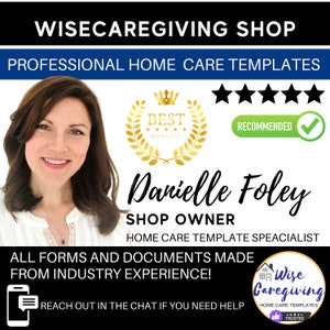 Client Profile Template for Homemaker and Companion Business, Home Care Business, Non Medical Caregiver Tasks, Editable Template, Printable image 6