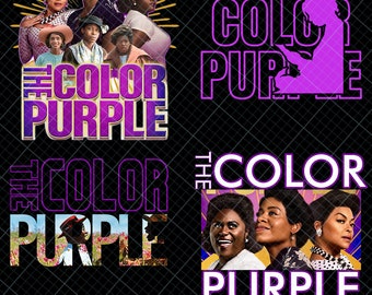 Color Purple png, The Color Purple 2024 Png, 4 Design The Color Purple Bootleg style design, Color Purple movie 2024, Color Purple movie png