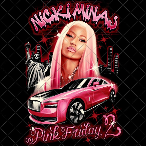 Nicki Minaj Digital, Nicki Minaj Design, Nicki Minaj PNG, Nicki Minaj Fan, Nicki Minaj Gift, Rapper Homage Graphic Digital Download