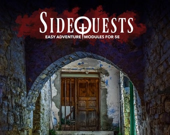 SideQuests: Murder At Redhawk Inn – Módulos de aventura fáceis para a quinta edição de D&D (Dungeons and Dragons, DnD, RPG, Roleplaying, Campaign)
