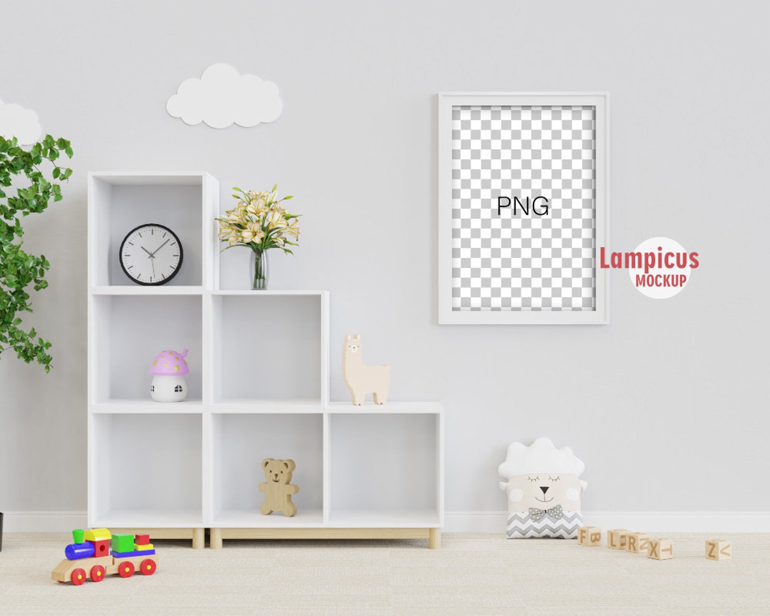 Download Photo Frame Mockup A3 A2 Blank Wall Mockup Nursery Mockup ...