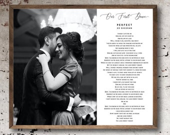 PERSONALISED Our Song First Dance Anniversary Gifts for Him Her Couples Husband