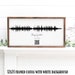 Memorial Voicemail Gift with QR Code and Soundwave, Custom Loss Framed Canvas Gift Idea, Unframed and Hanging Rope Board Options Available