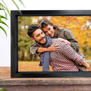 Your Picture on Canvas — Oil Effect Illustration Canvas Print with Multiple Sizes & Frame Options, Personalized Gift