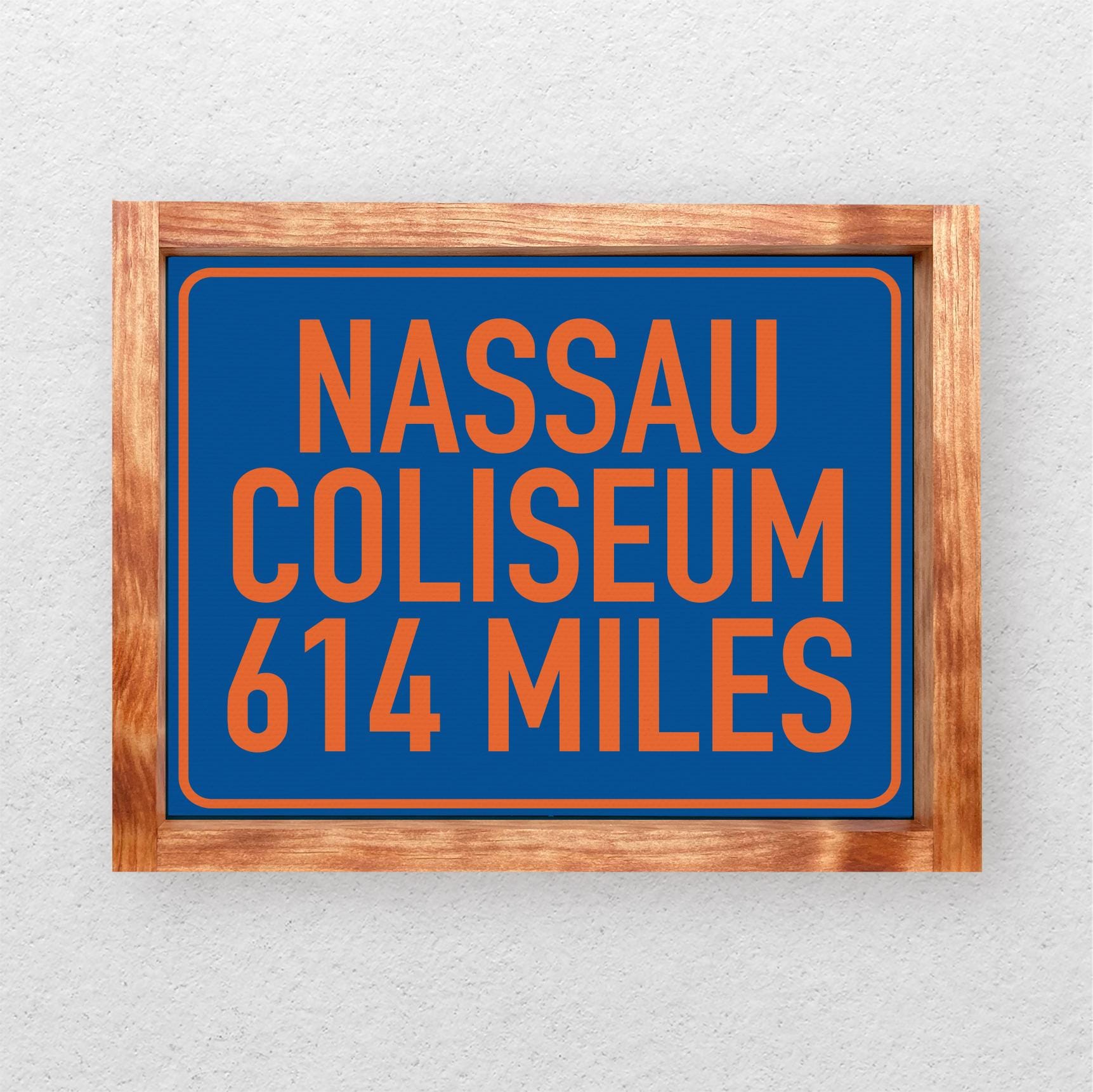 New York Islanders Inspired Stadium Sign — Nassau Coliseum, Sports Sign ...