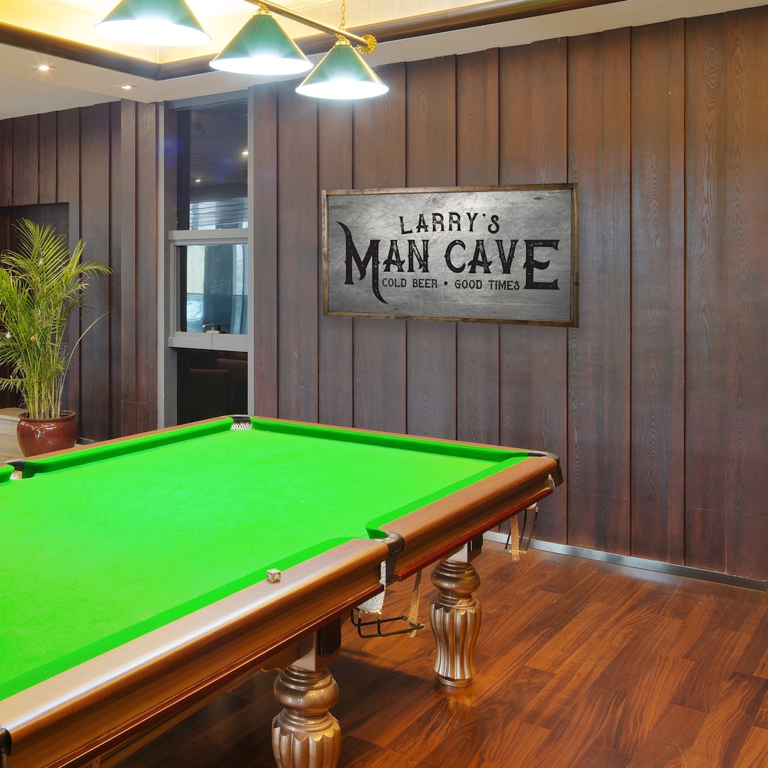 Your Custom Man Cave Wall Decor — Gifts for Him, Man Cave Decor, Man