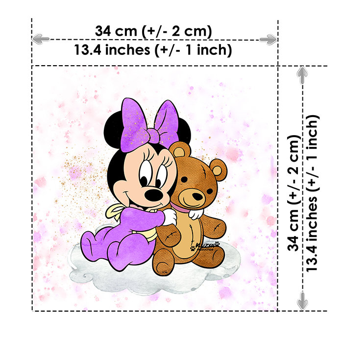 Quiltstoff Panel Set Lila Baby Minnie Maus. Baby Nähen | Etsy