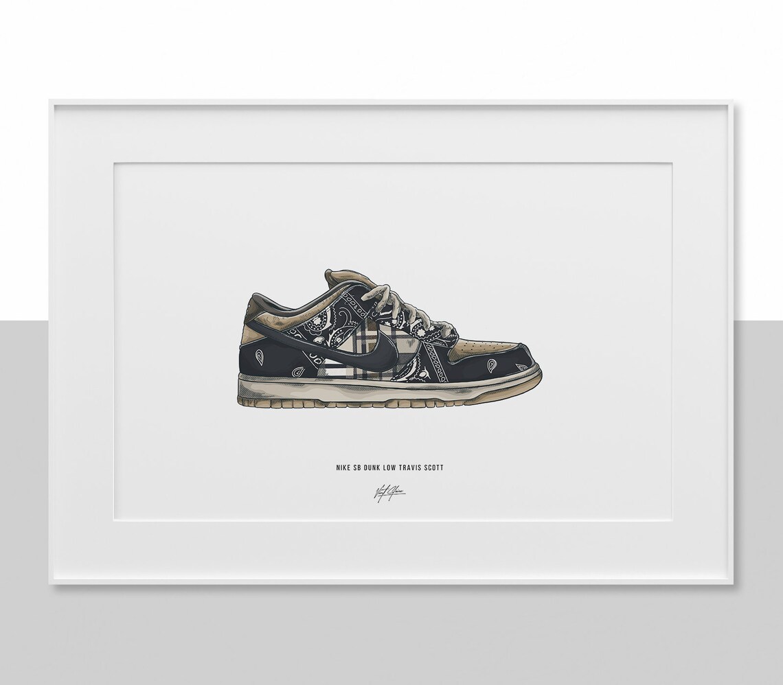 travis scott dunk elephant print