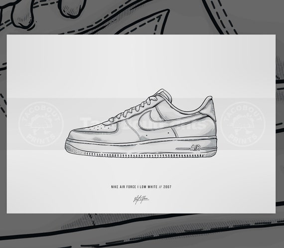 nike air force 1 poster