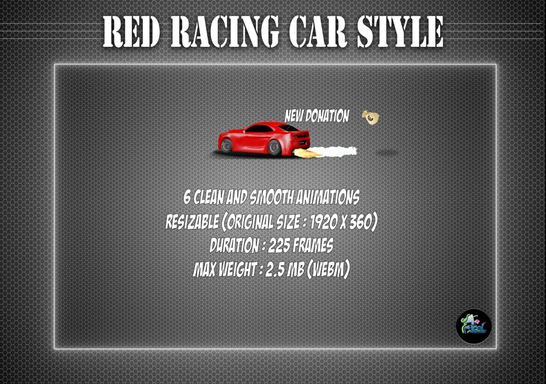 Red Racing Car Alerts for Streaming Etsy