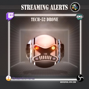 Tech-52 – Alertes de streaming animées