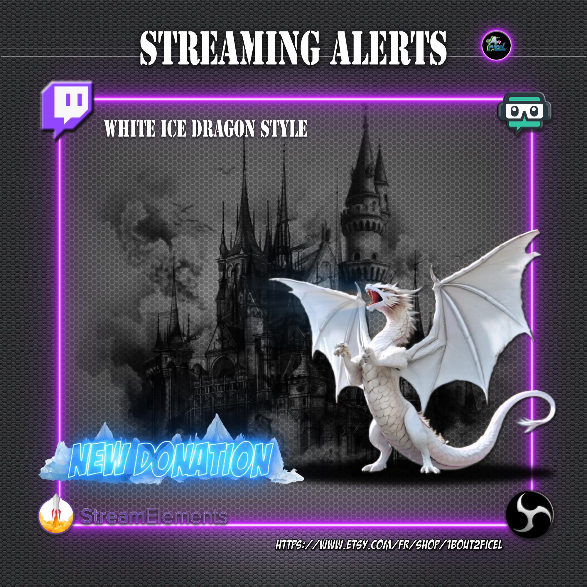 White ice dragon - Etsy México, image size:2000x2000