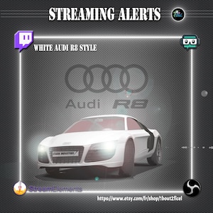 Audi R8 3D auto-alerts voor streaming