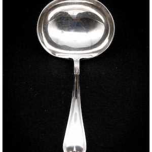 Irish Silver Plated Newbridge Soup Ladle Punch Ladle Sauce Ladle, Elegant Flatware, Serving Ware