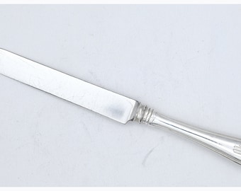 Plata de ley Inglés Birmingham Cuchillo de plata antiguo Cubertería