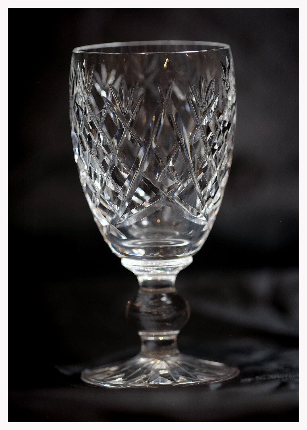 Vintage Waterford Crystal Donegal Pattern Sherry Glass 4 1/4 Etsy