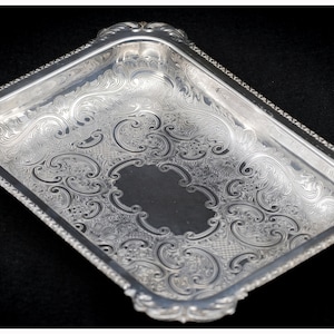Stunning Chased Waterford Silver Plated Nut Candy Petits Fours Dish, Ornate Serving Ware, Beautiful Table Ware, elegant Dish