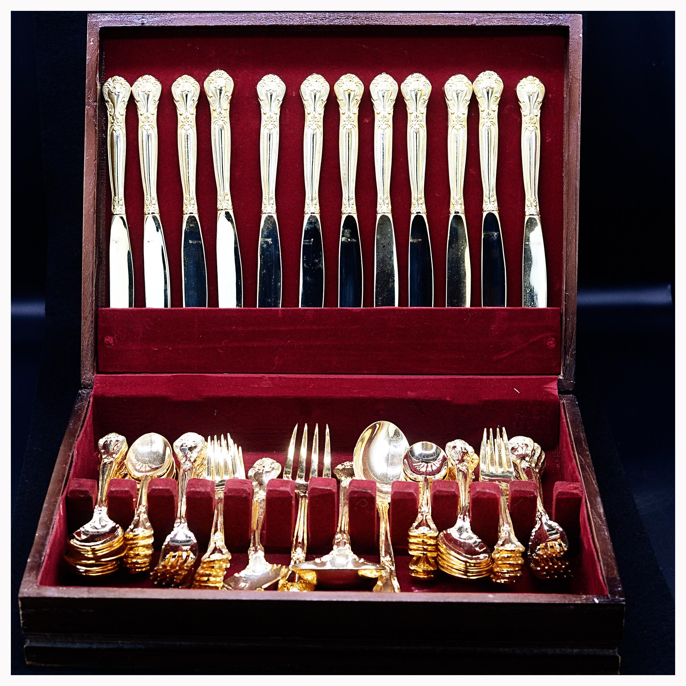 Godinger 20th Century Baroque カトラリーセット 20th Century Baroque 18/10 Stainless Steel 20 Piece Flatware