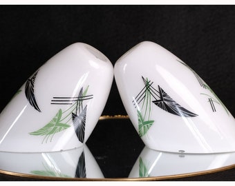 Pair Mid Century Light Shades/Retro Replacement Shades