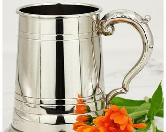 ウィリアム・アダムス作 ヴィンテージ シルバープレート タンカード