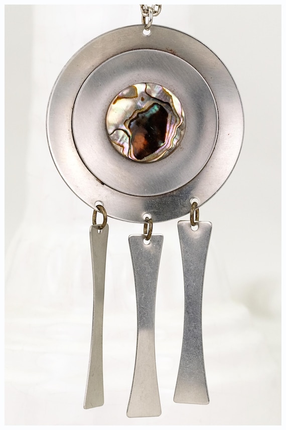 Mid Century Lord Python Modernist Abalone Sheffie… - image 8