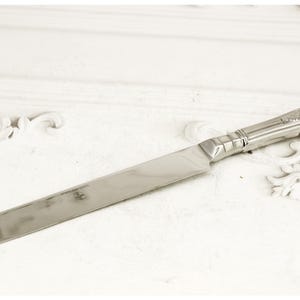 Vintage Kings Pattern Silver Plated Wedding Cake Knife, Brides Knife Cutlery