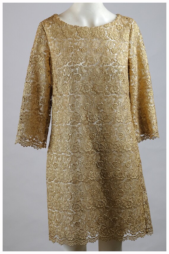 milly gold sequin dress Strapless Oversized Bow Checkered Sequin Dress main image 0