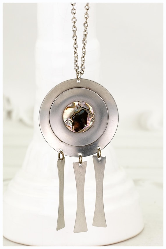 Mid Century Lord Python Modernist Abalone Sheffie… - image 9