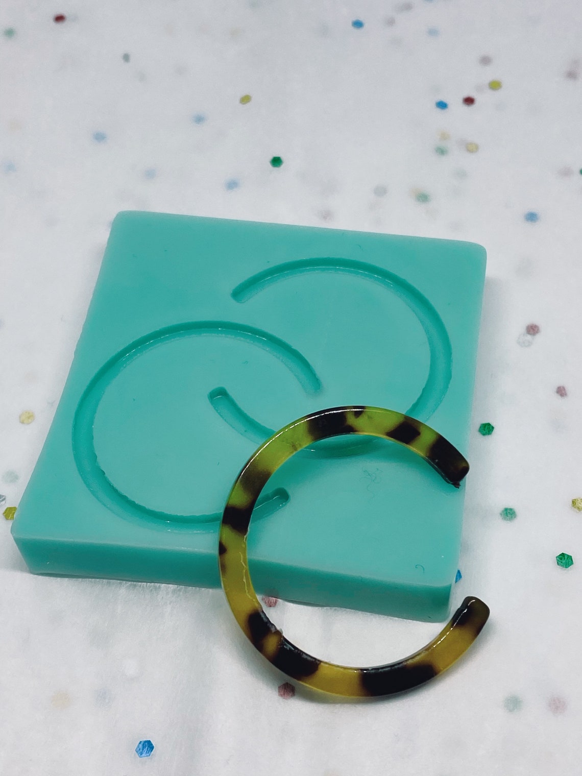 30mm Hoop Earring Silicone Mold Resin Mold/Epoxy Mold Etsy
