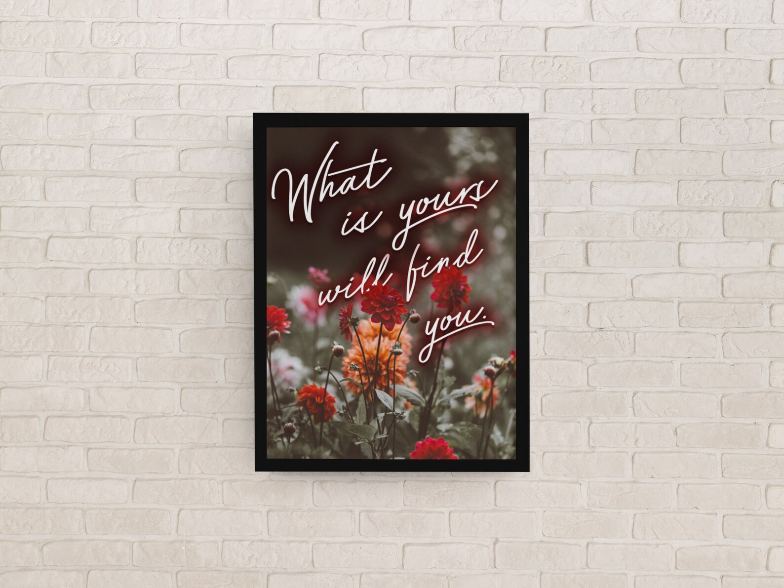 What Is Yours Will Find You Printable Wall Art Etsy