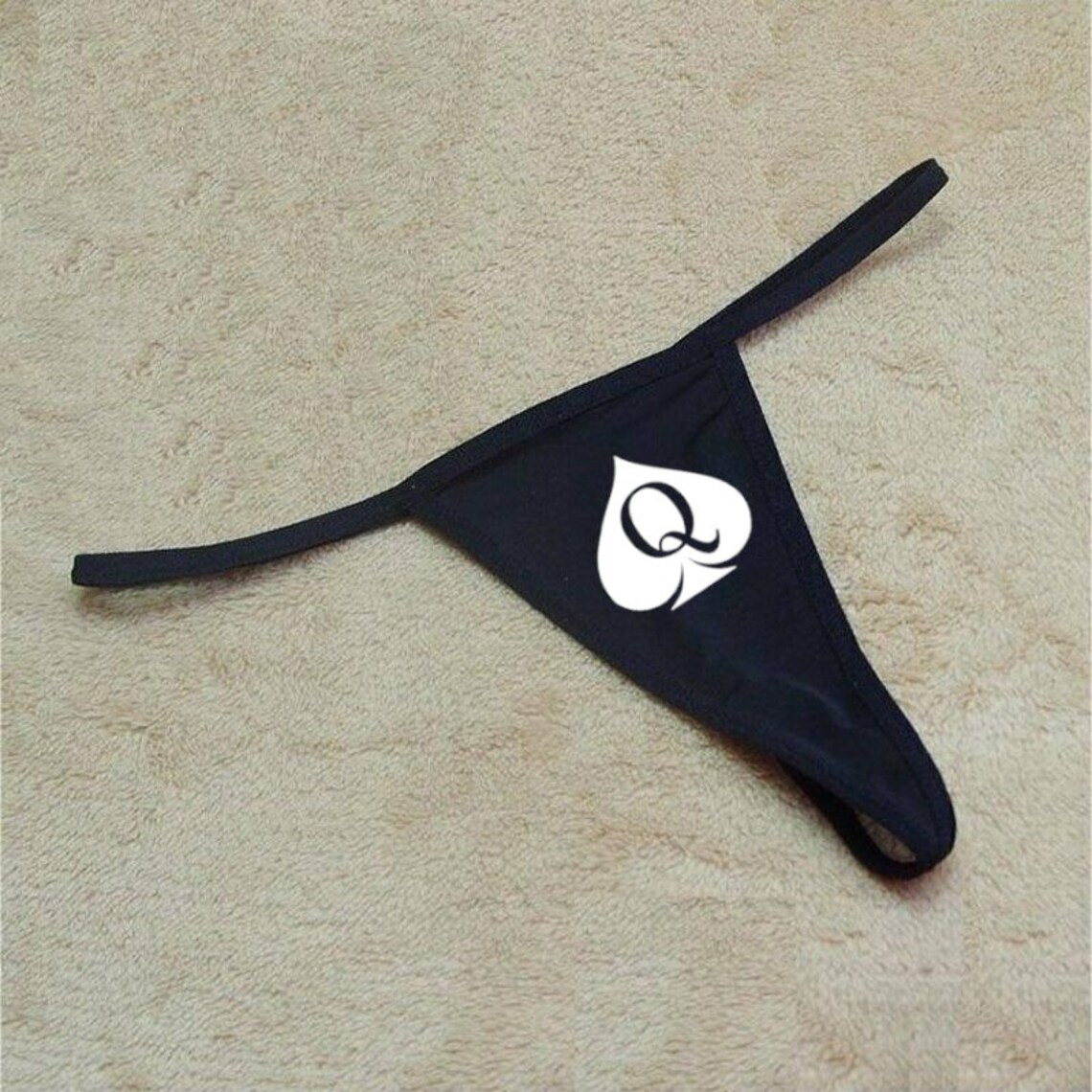 Queen Of Spades Thong Hotwife Bbc Cuck Qos Slut Panties Etsy Uk