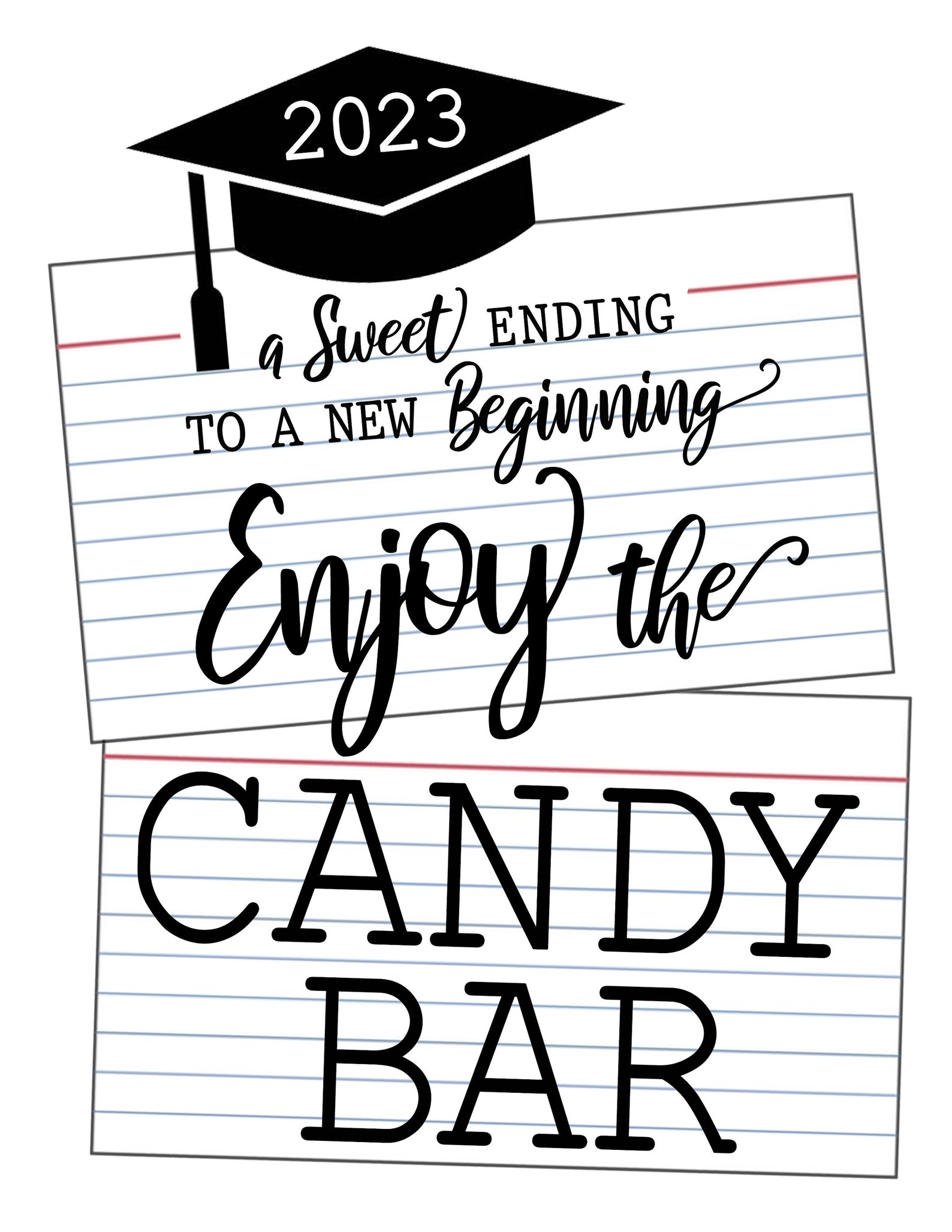 Graduation Candy Bar Signs Printable Grad 2023 Party - Etsy Canada