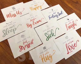 Open When Envelopes | College Care Package, Set of 10