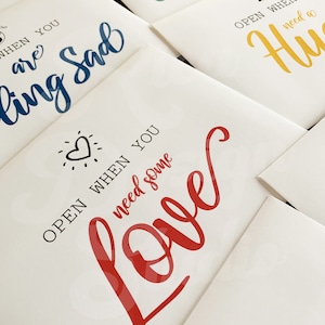Open When Envelopes College - Set of 16 - Going Away to College, University Gifts, Leaving Home, Daughter Son Gift, Care Package image 2