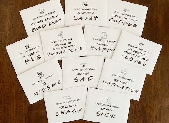 Open When Envelopes – Long Distance Relationship Gift