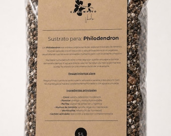 Philodendron substrate, 5 liters, airy and well-draining mix for indoor plants